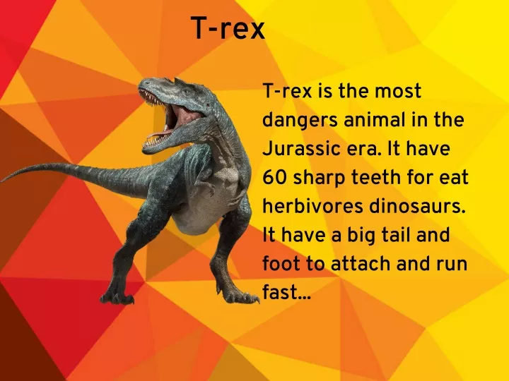 t rex