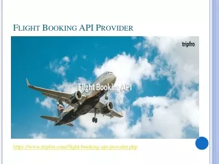 flight booking api provider
