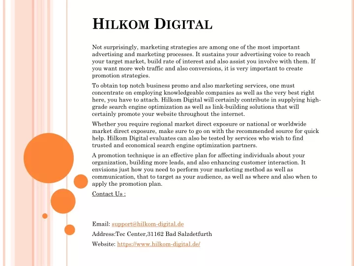 hilkom digital