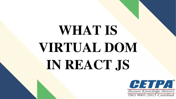 what is virtual dom in react js