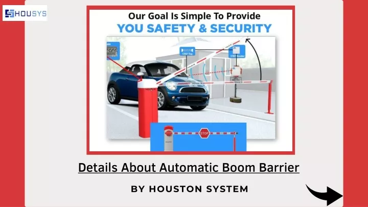 details about automatic boom barrier
