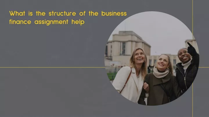 what is the structure of the business finance assignment help