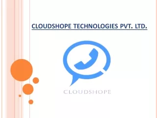 cloudshope technologies pvt ltd