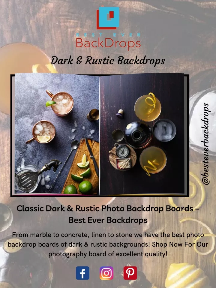 dark rustic backdrops