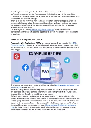 Everything You Need To Know About Progressive Web Apps (PWA)