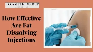 How Effective Are Fat Dissolving Injections