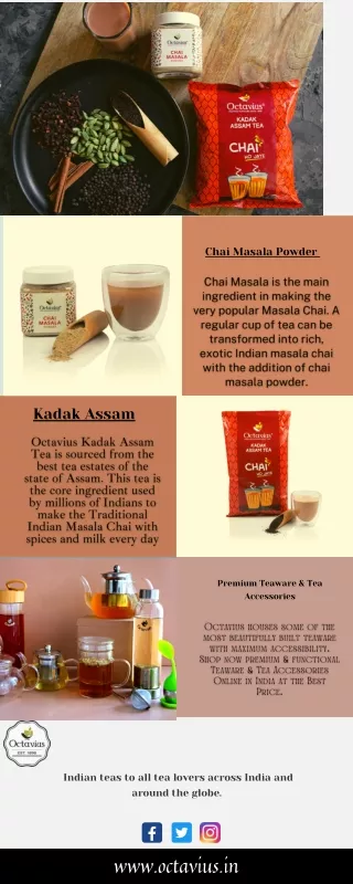 Get Premium Herbal Tea Bags Online - Octavius