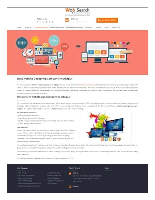 Best Website Design Company Udaipur Rajasthan