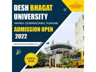 Desh Bhagat University Admission