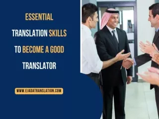 essential translation skills to become a good translator