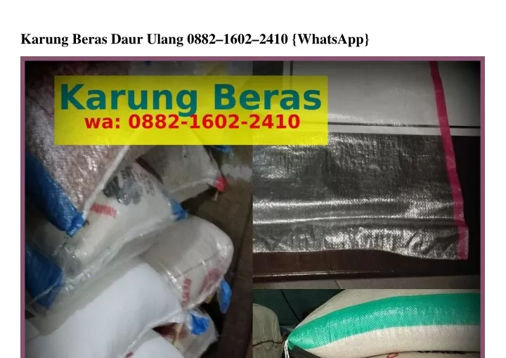 karung beras daur ulang 0882 1602 2410 whatsapp