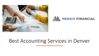 Get Small Business Accounting Services in Denver! Mergix Financial