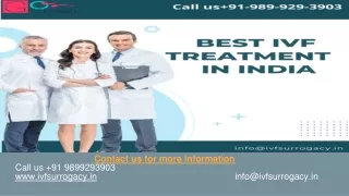 What is the best IVF treatment in India?