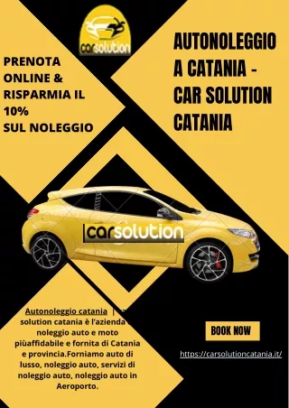Autonoleggio a Catania - Car Solution Catania