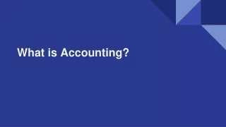 what is accounting