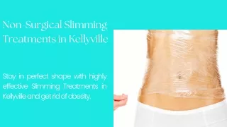 Non-Surgical Slimming Treatments in Kellyville and Blacktown