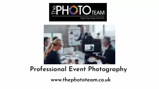 Professional Event Photography