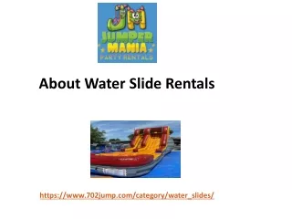 about water slide rentals