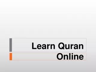 Learn Quran Online for kida and adults