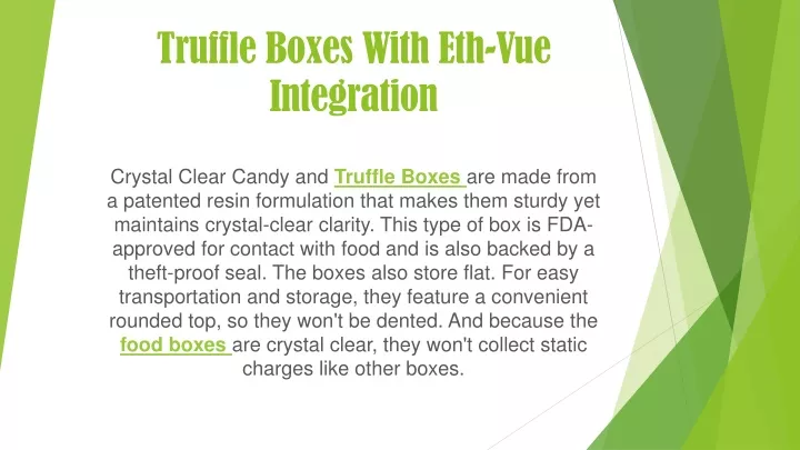 truffle boxes with eth vue integration