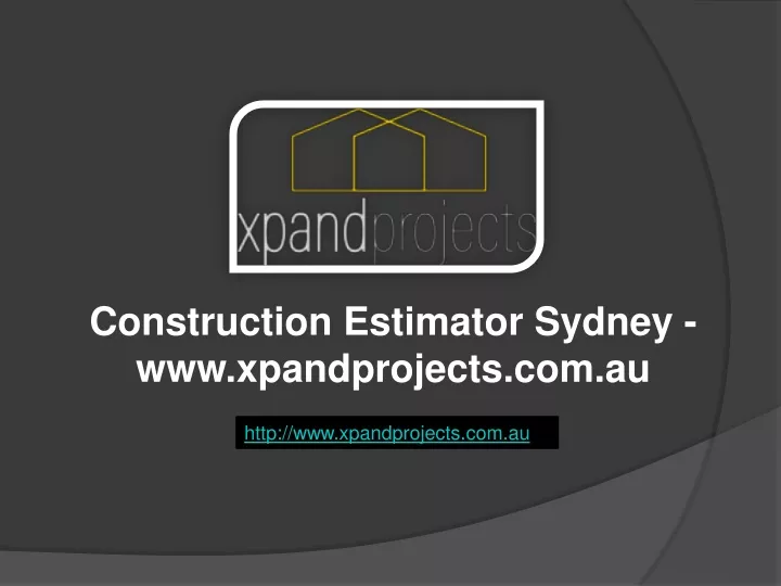 construction estimator sydney www xpandprojects