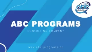 A LITTLE BIT ABOUT ABC PROGRAMS