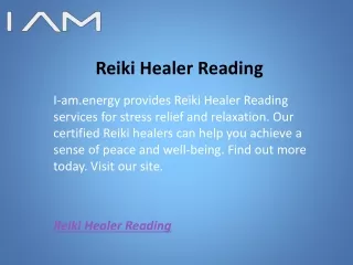 reiki healer reading