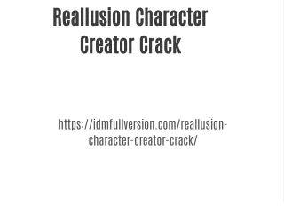 reallusion character creator crack
