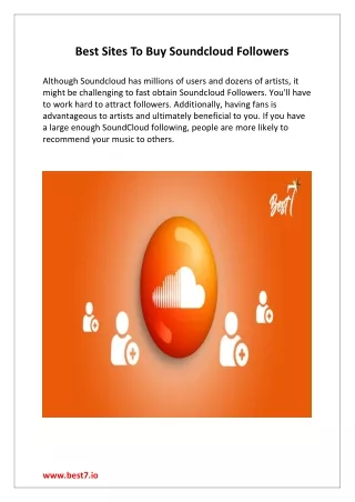 Best Sites To Buy Soundcloud Followers