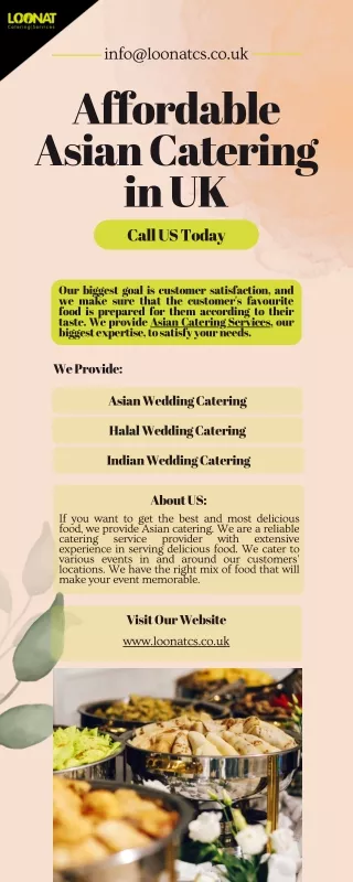 Affordable Asian Catering in UK | Loonat Catering Services