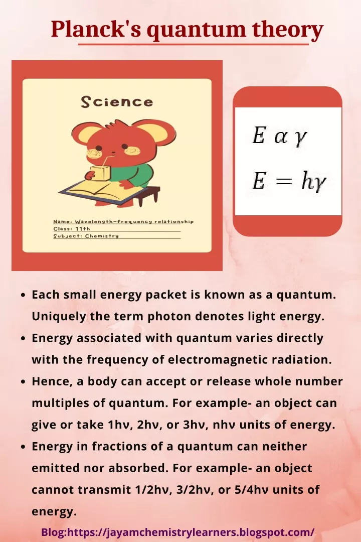 planck s quantum theory