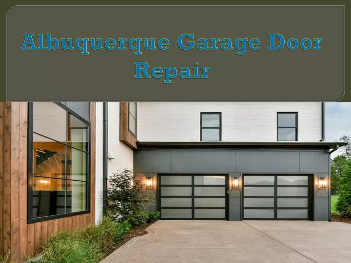 albuquerque garage door repair