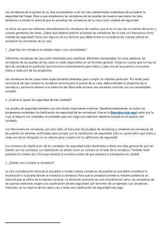 ¿Precisa reemplazar o cambiar las llaves de las cerraduras de su hogar?