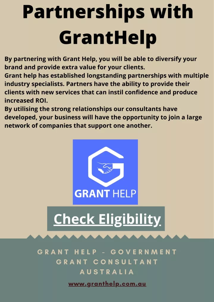 partnerships with granthelp