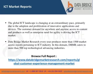 ict market reports