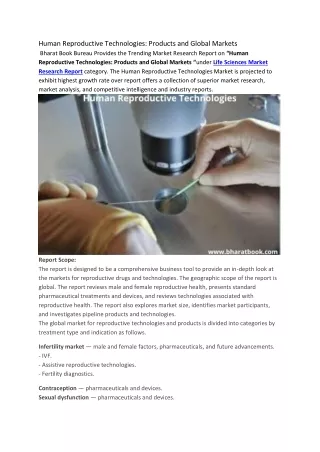 human reproductive technologies products