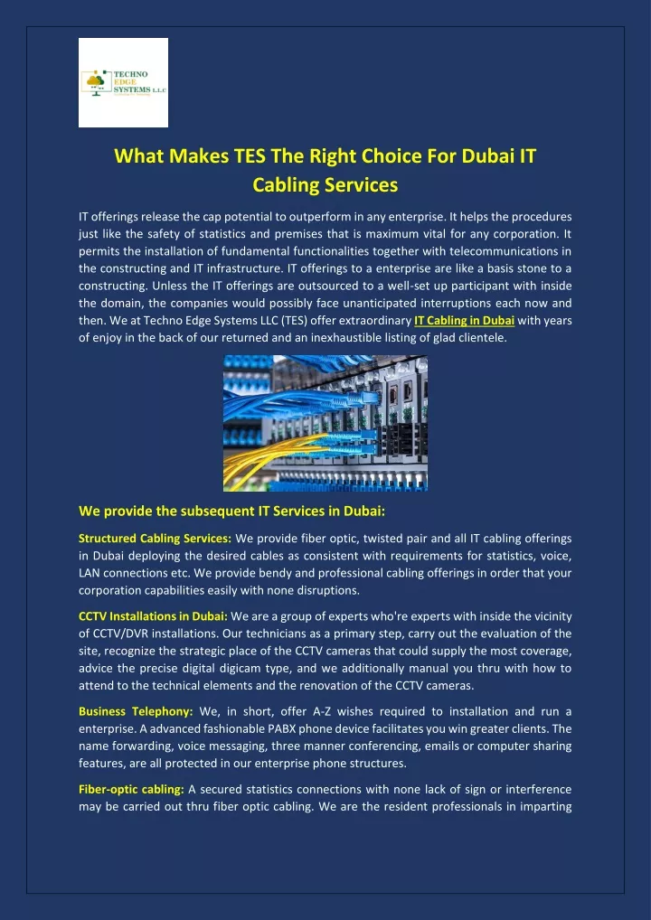 what makes tes the right choice for dubai