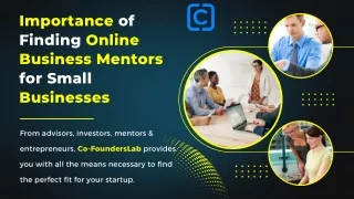 Importance of Finding Online Business Mentors for Small Businesses