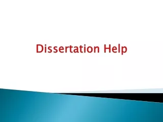 dissertation help
