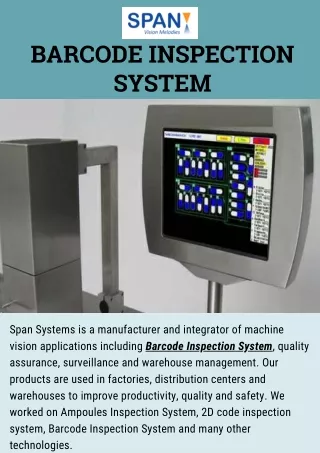 Barcode Inspection System