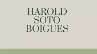 HAROLD SOTO BOIGUES