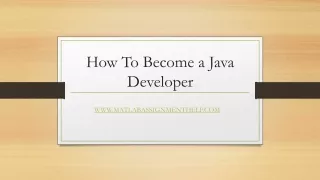 How To Become a Java Developer