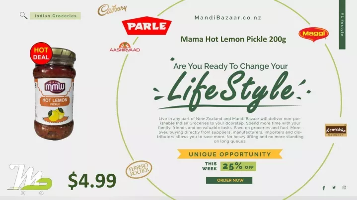 mama hot lemon pickle 200g