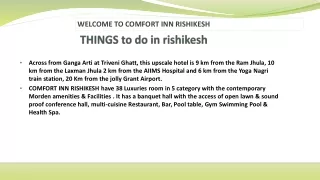 Things to do in rishikesh