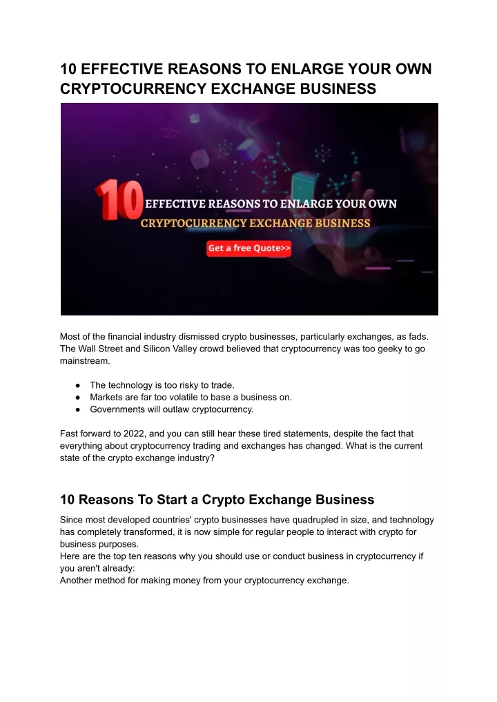 10 effective reasons to enlarge your