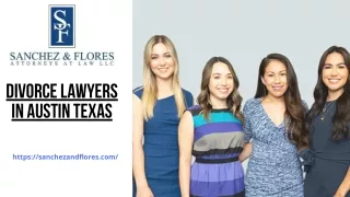 Divorce lawyers in Austin Texas - Sanchez and Flores