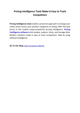 pricing intelligence tools make it easy to track