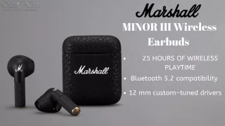 Marshall MINOR III Wireless Earbuds