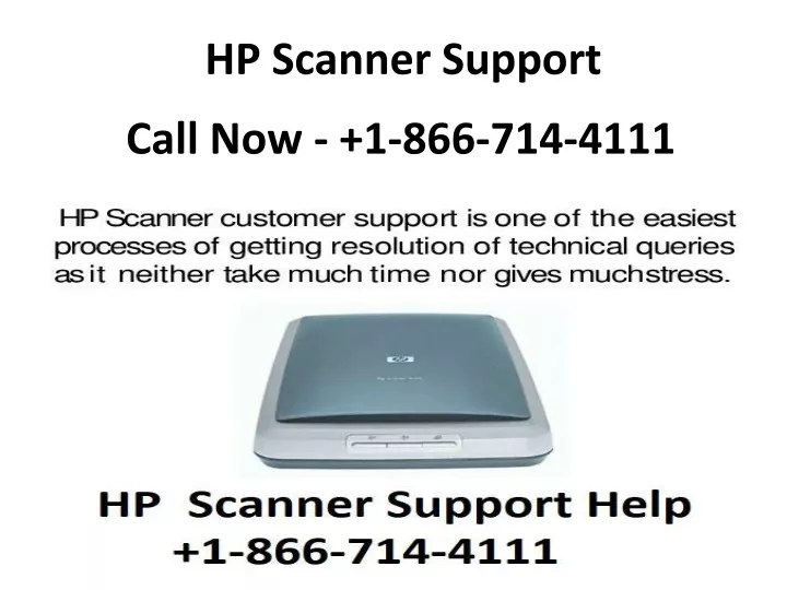 hp scanner support