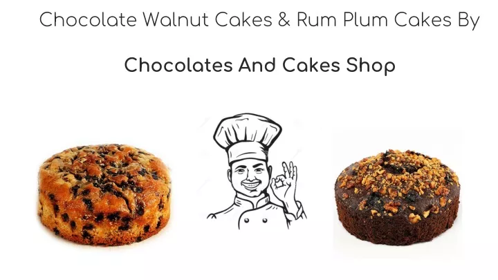chocolate walnut cakes rum plum cakes by